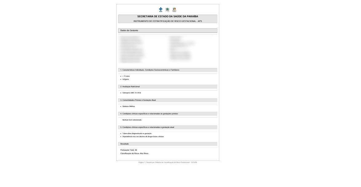 PDF da estratificação de risco gestacional